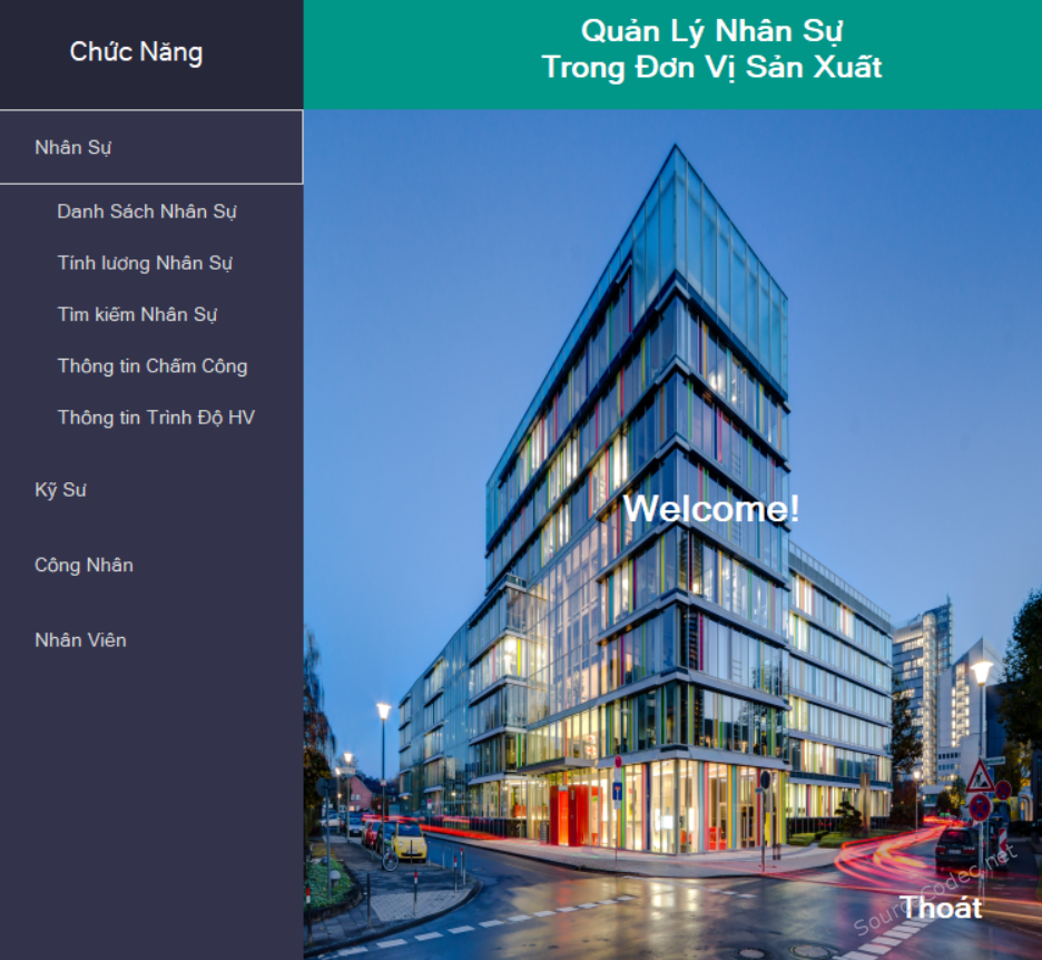 Code quản lý nhân sự trong đơn vị sản xuất bằng C#+ báo cáo MenuQuanLyNhanSu - Code quản lý nhân sự trong đơn vị sản xuất bằng C#+ báo cáo