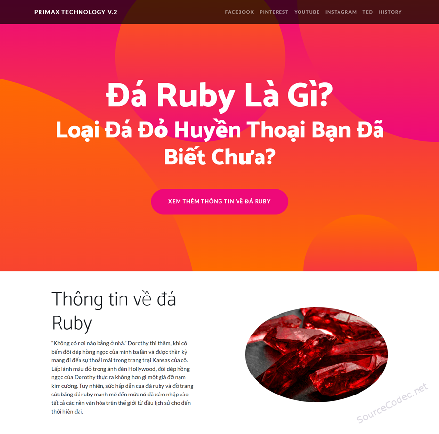 Landing page giới thiệu đá quý bằng HTML Landing page gioi thieu da quy bang HTML 2 - Landing page giới thiệu đá quý bằng HTML